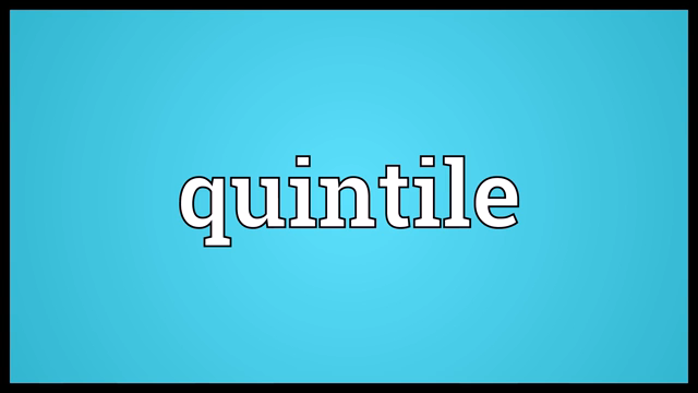 Quintile Meaning 0-0 screenshot